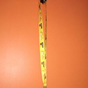 Legoland Florida Yellow Lanyard with Awesome Pass Logo Keys Souvenir Collectors